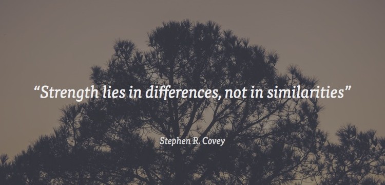 Strength lies in differences