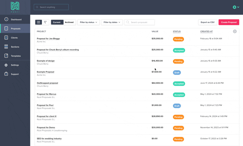 Customize your table columns