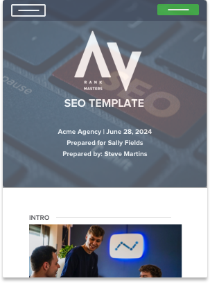 SEO Proposal Template Proposal template