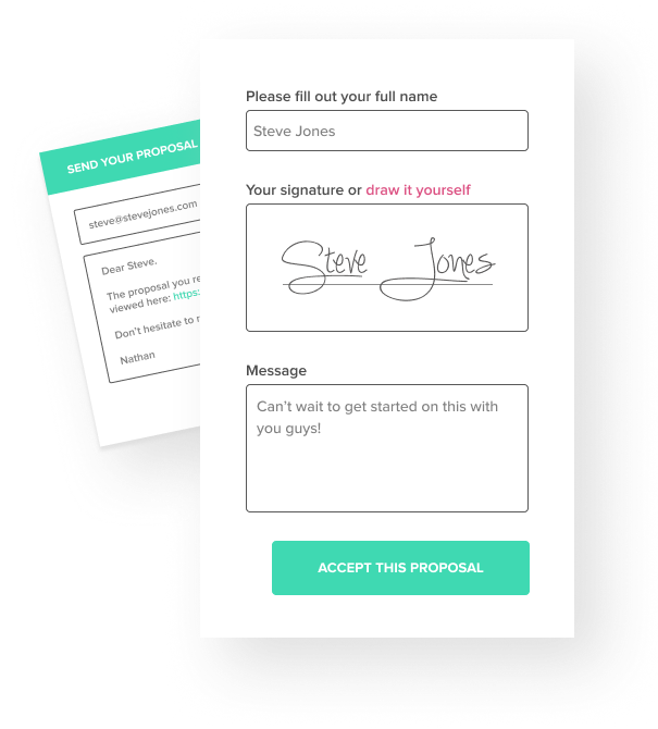 Electronic Signature Modal