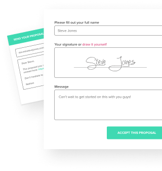 Electronic Signature Modal