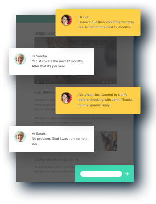 Live chat integration Nusii