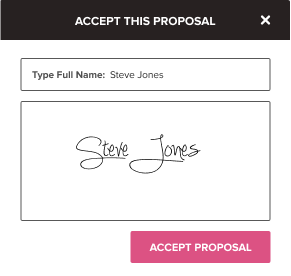 Signature Modal